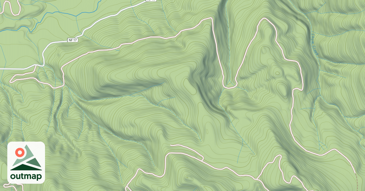 Map of FINNEY PEAK
