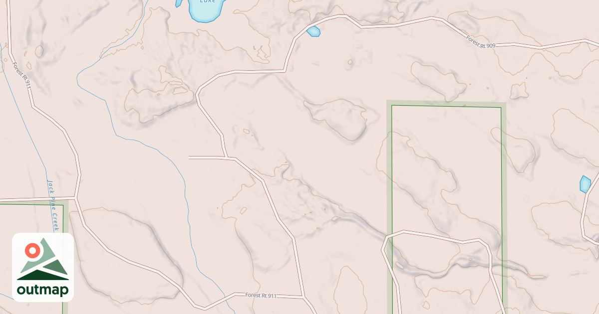 Map of DOGHOUSE LAKE SPUR C