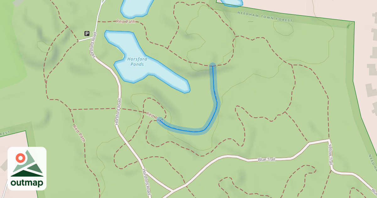 Map of Red Path