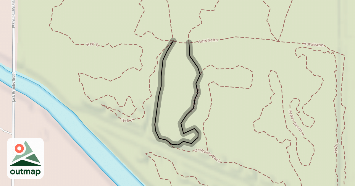 Map of Hermit's Run