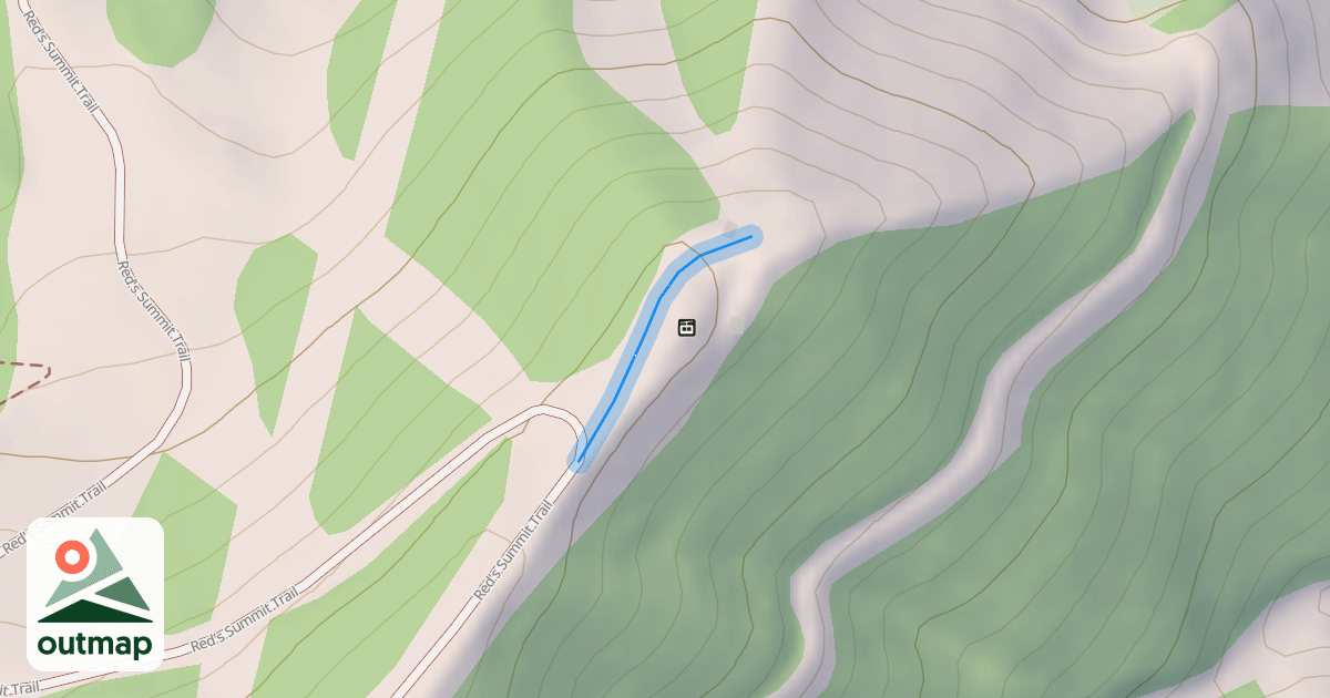 Map of Amy's Ridge
