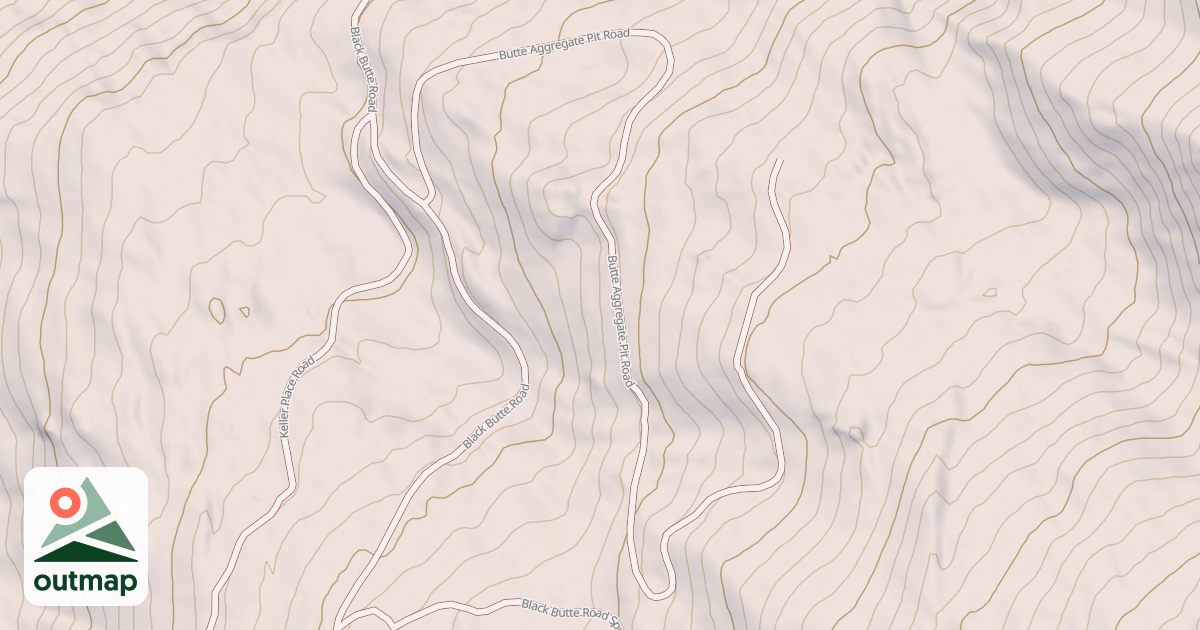 Map of BUTTE AGGREGATE PIT
