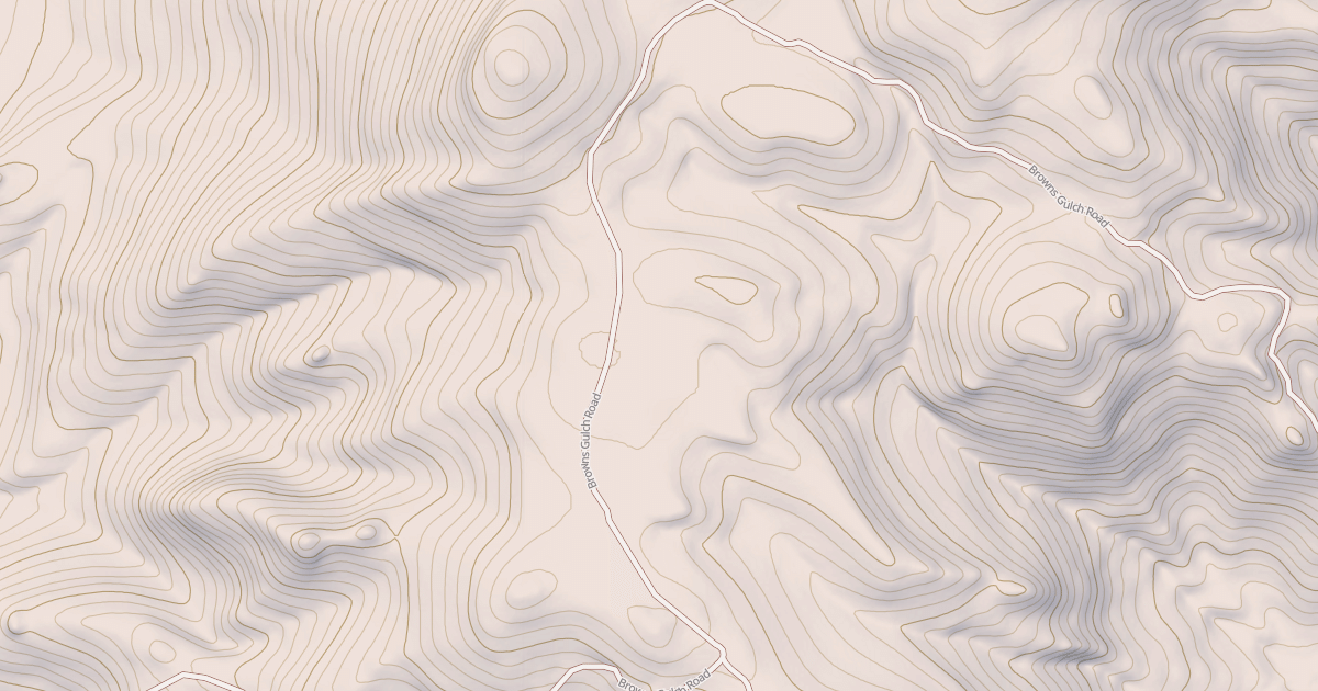 Map preview of BROWN GULCH