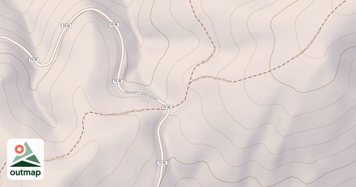 Map of Iron Mountain