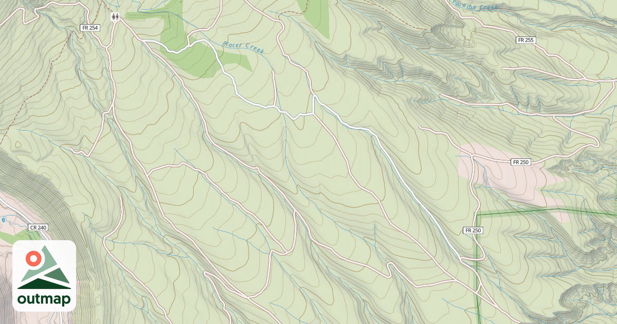 Map of BLANK'S CABIN