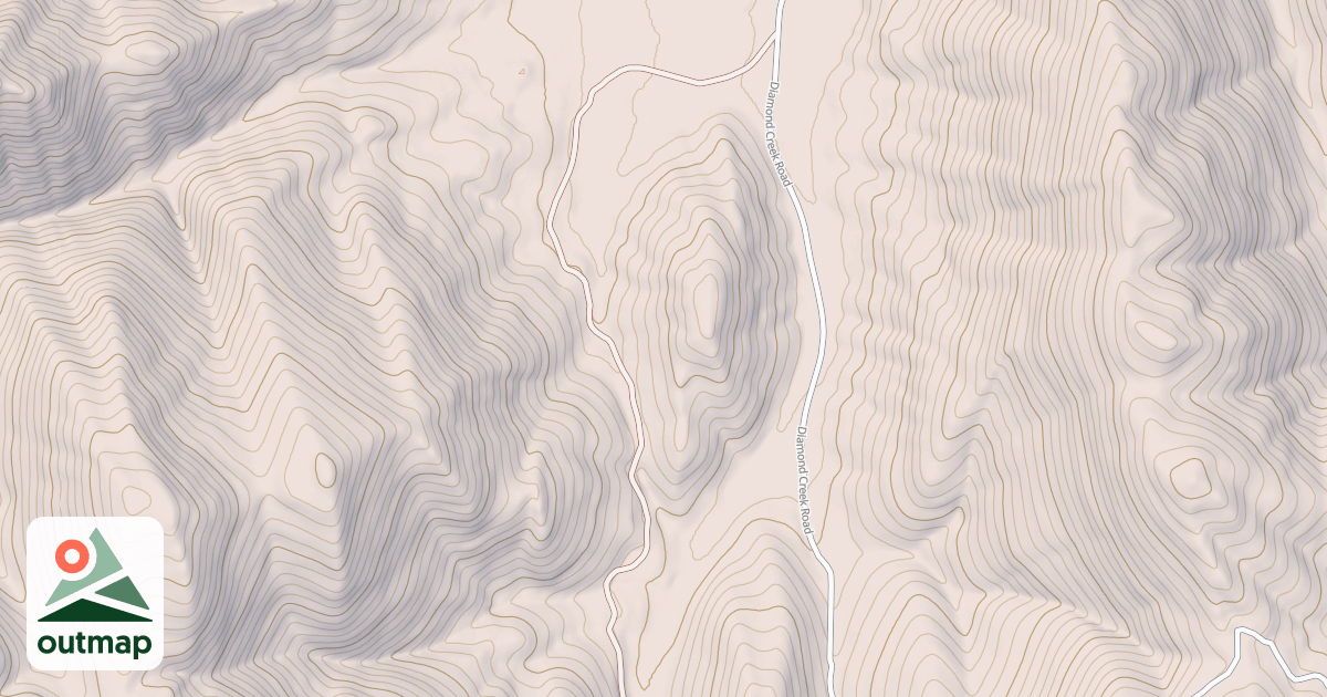 Map of STEWART FLAT