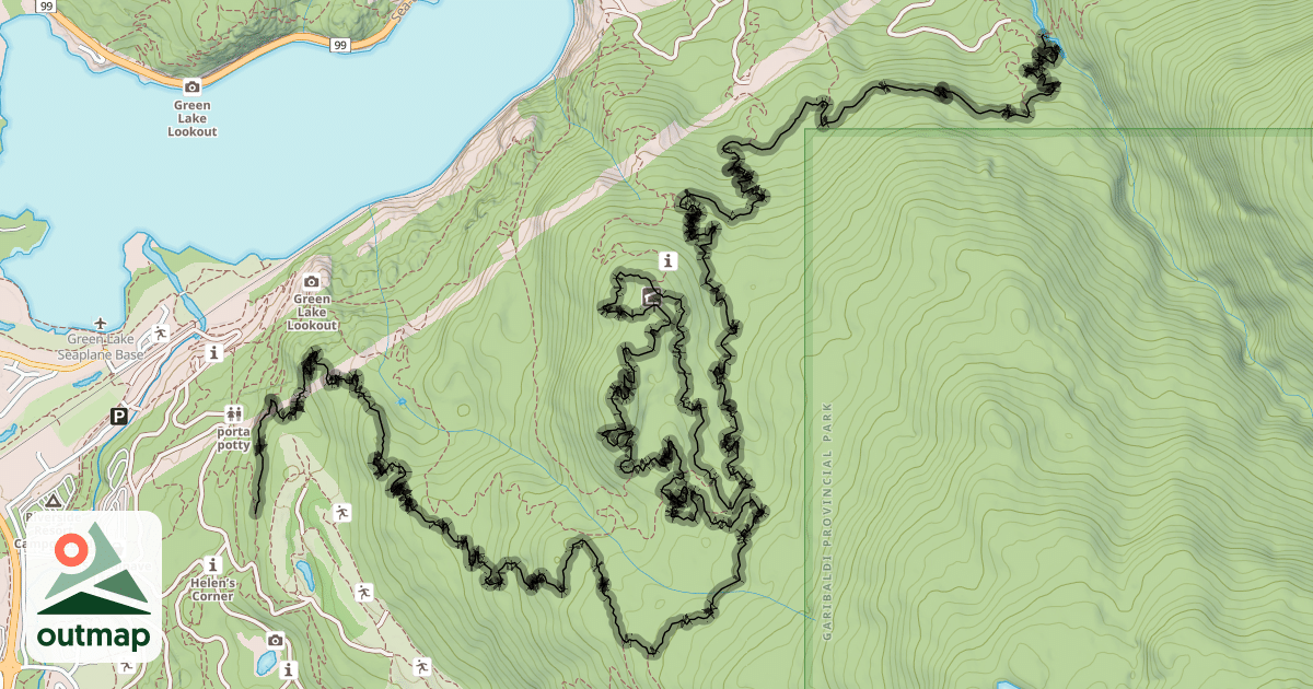 Map of Comfortably Numb/Secret Trail