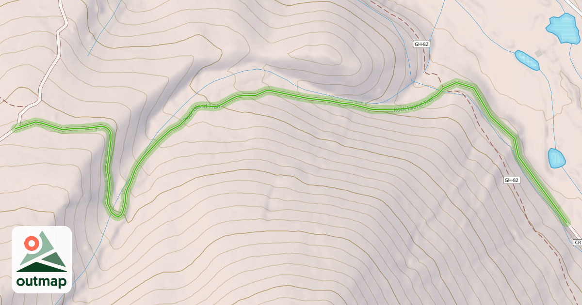 Map of Rock Island Trail