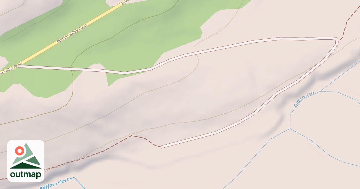 Map of BUFFALO VALLEY ROAD DISPERSED