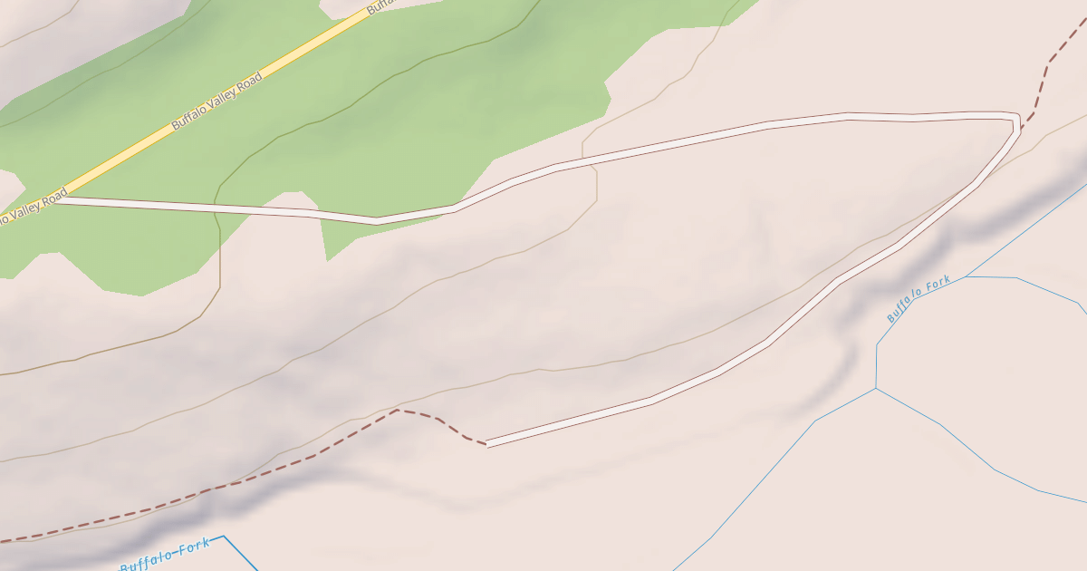 Map preview of BUFFALO VALLEY ROAD DISPERSED