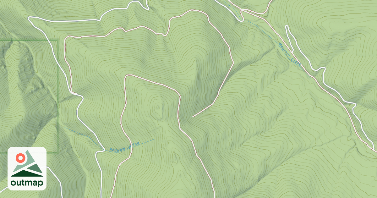 Map of MCGINNIS FACE