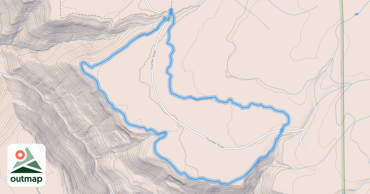 Map of Goshorn Loop