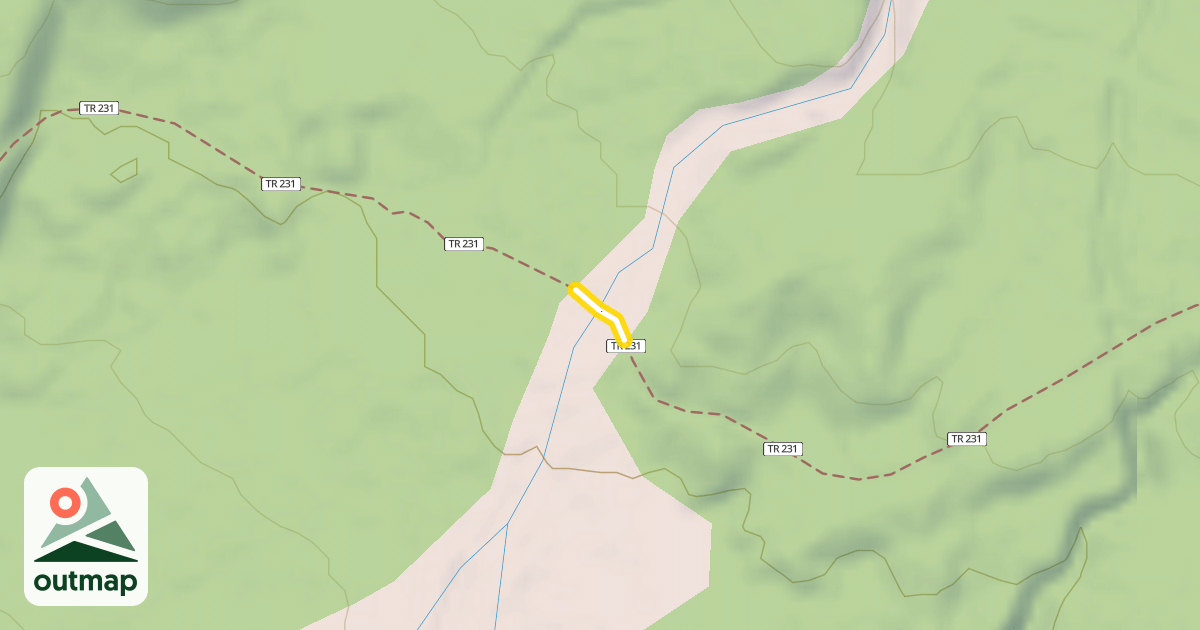 Map of Kalama Ski Trail