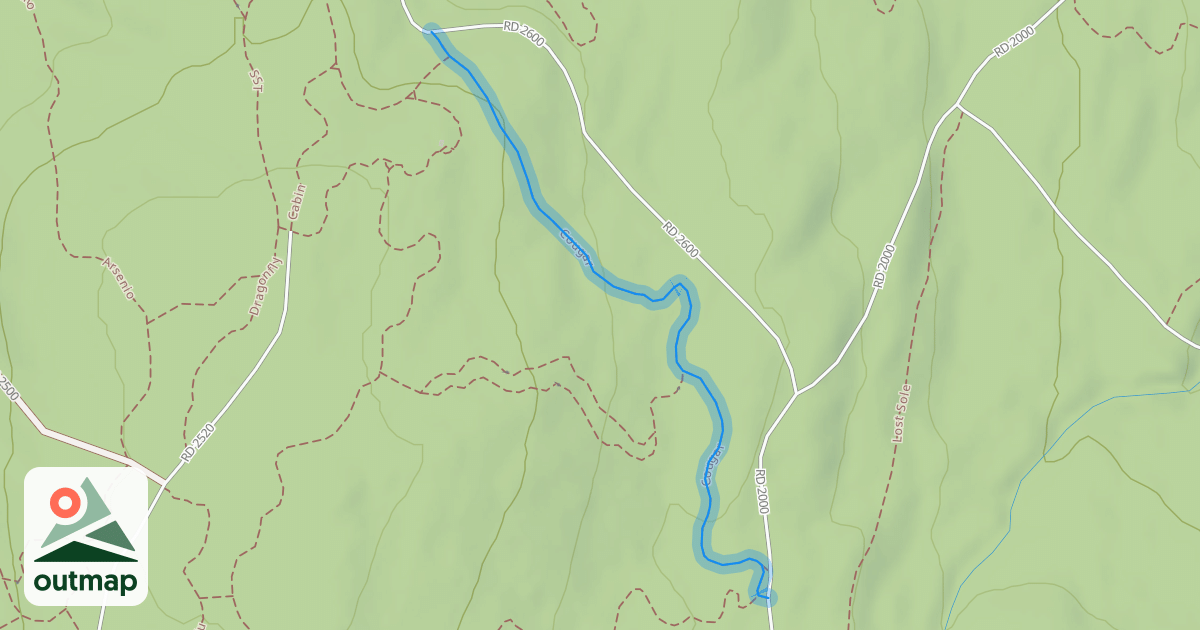 Map of Cougar