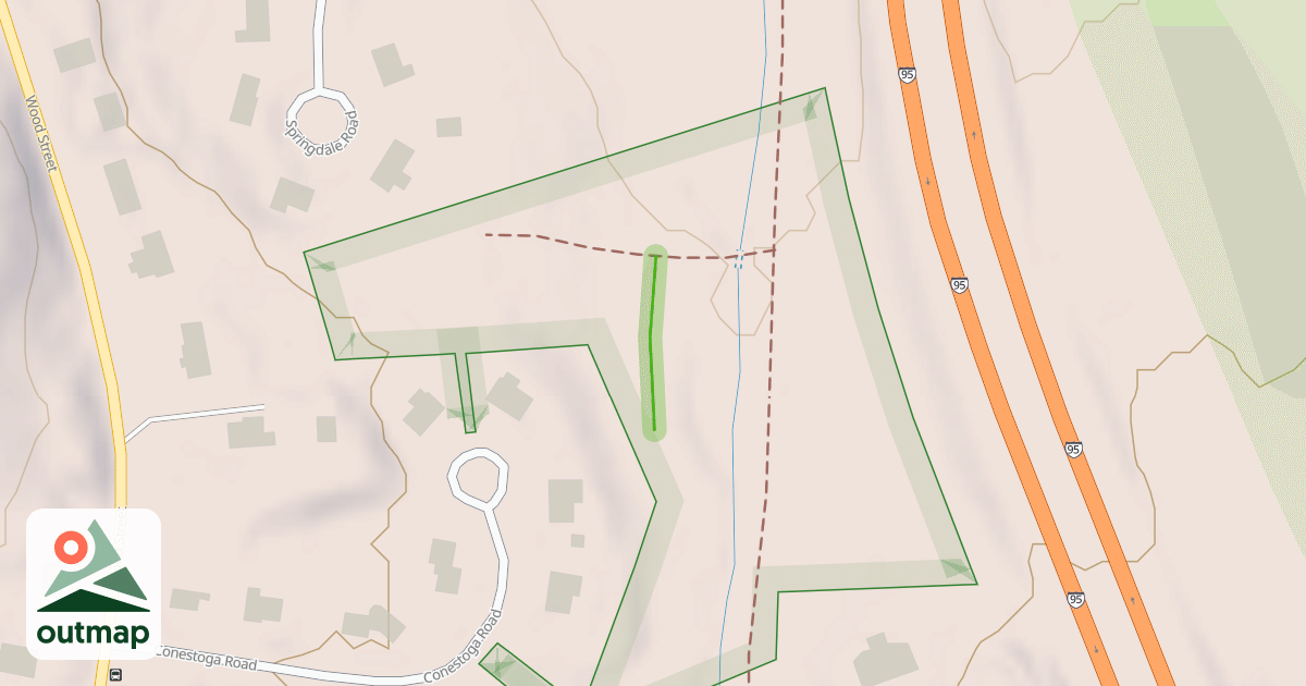 Map of Katahdin Woods Trail