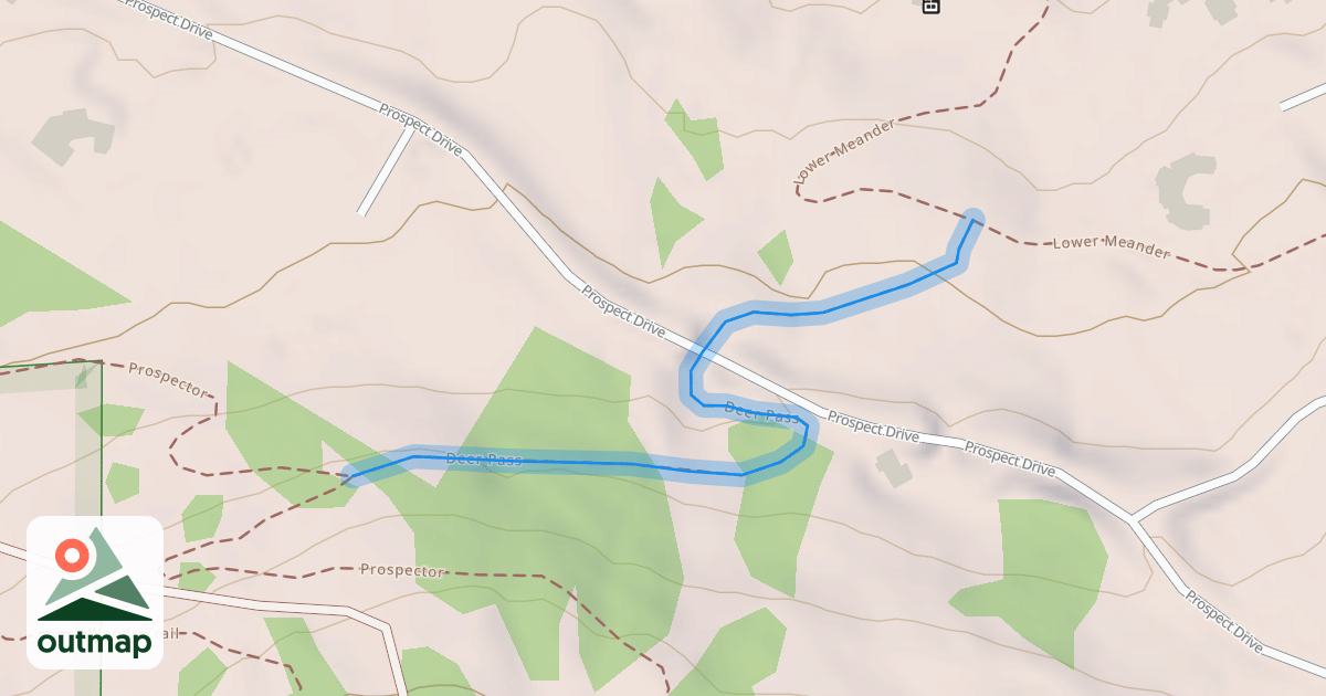 Map of Deer Pass