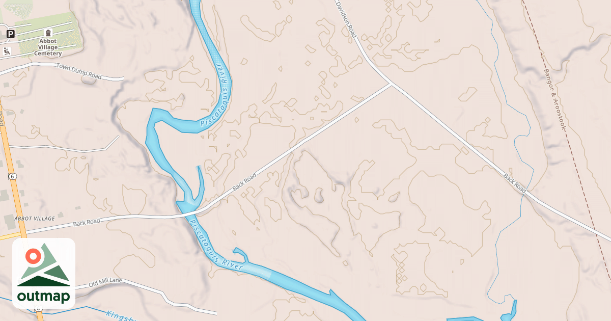 Map of Maine Statewide ATV Trails 11