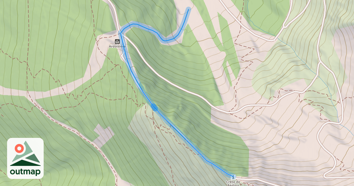 Map of Clapierre