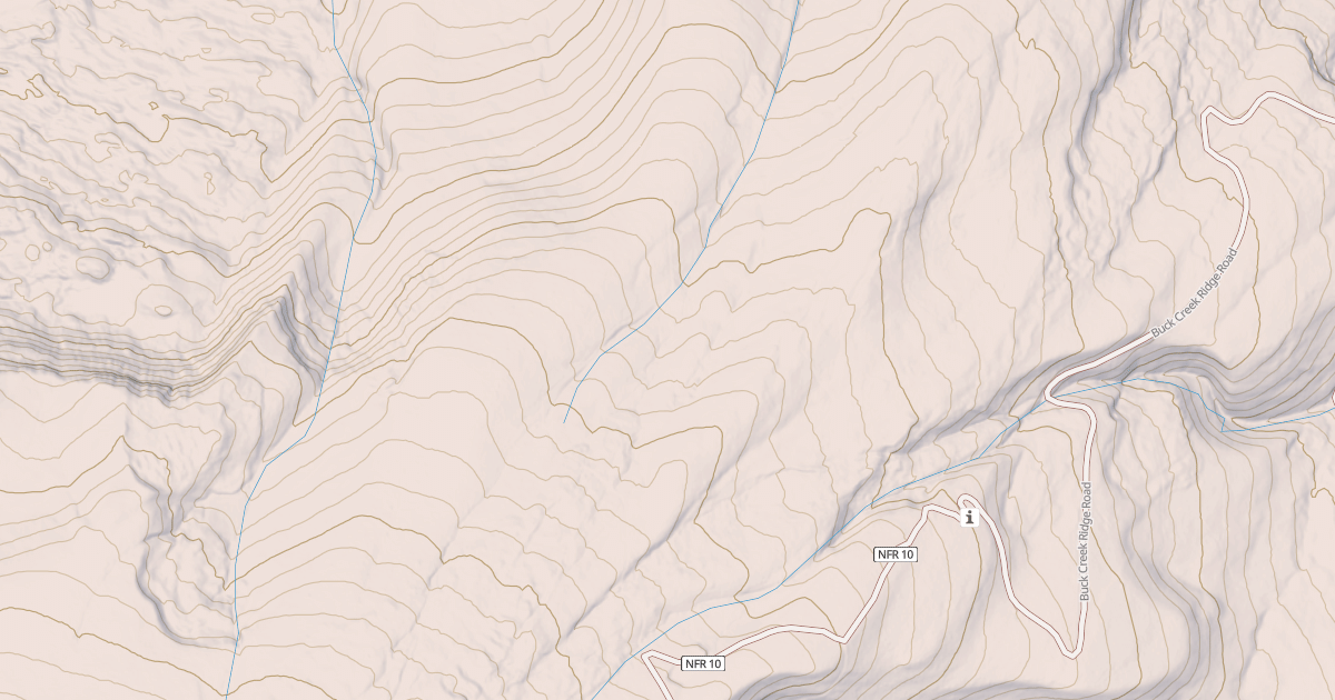 Map preview of Buck Ridge Spur 1