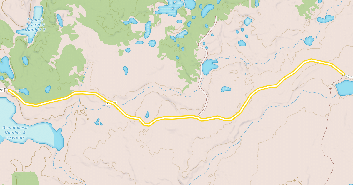 Map preview of Scales Lake Road