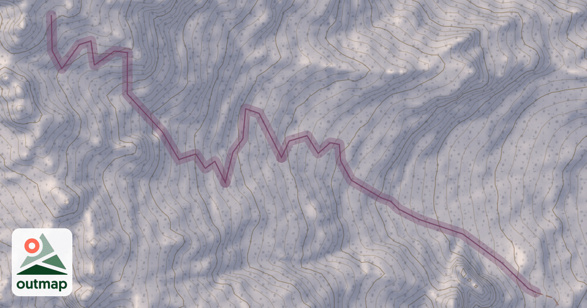 Map of Teewinot East Climb
