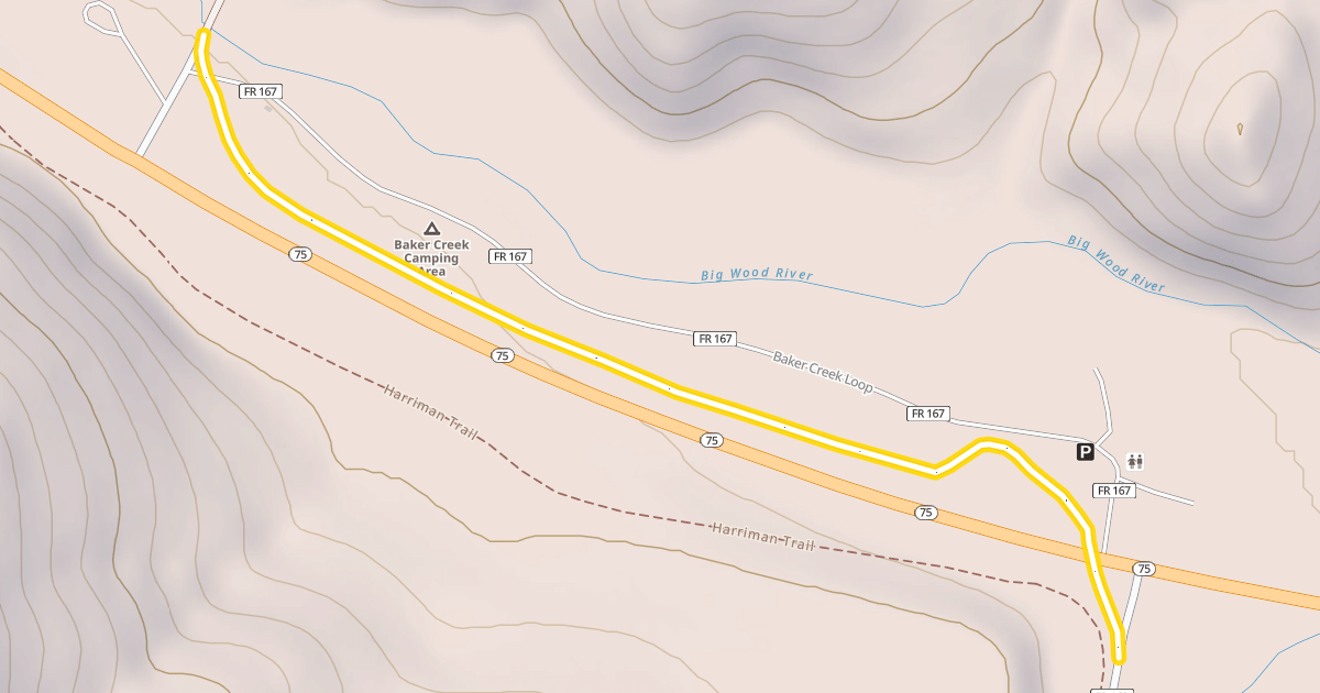 Map preview of Silver Creek Loop (Snowmobile)