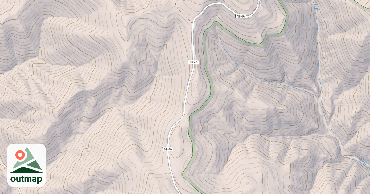 Map of Wildcat/Cavalier Spring Trail