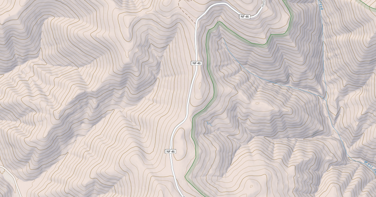 Map preview of Wildcat/Cavalier Spring Trail