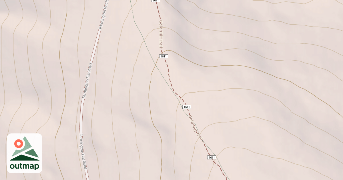 Map of Gold Hill