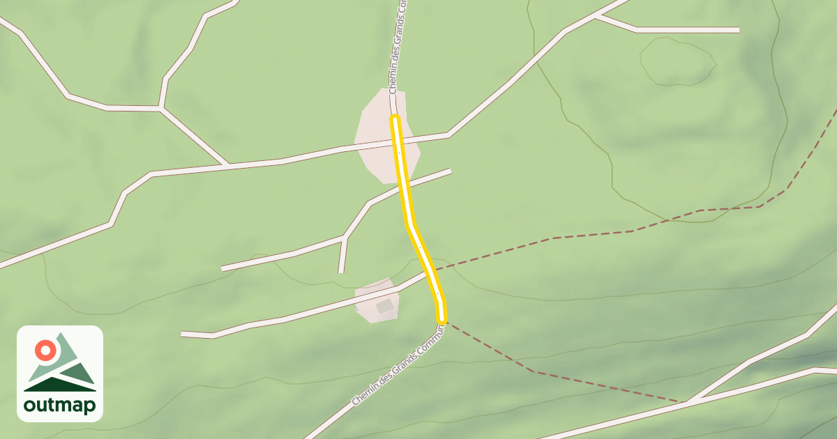 Map of Chemin des Grands Communaux