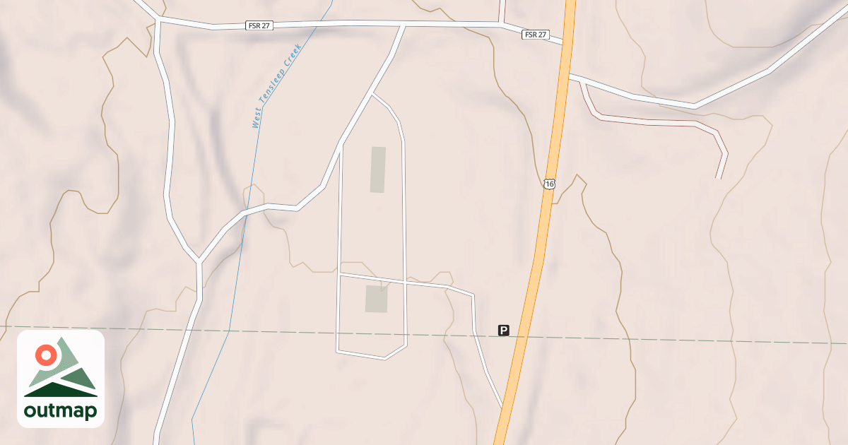 Map of DEER HAVEN LODGE
