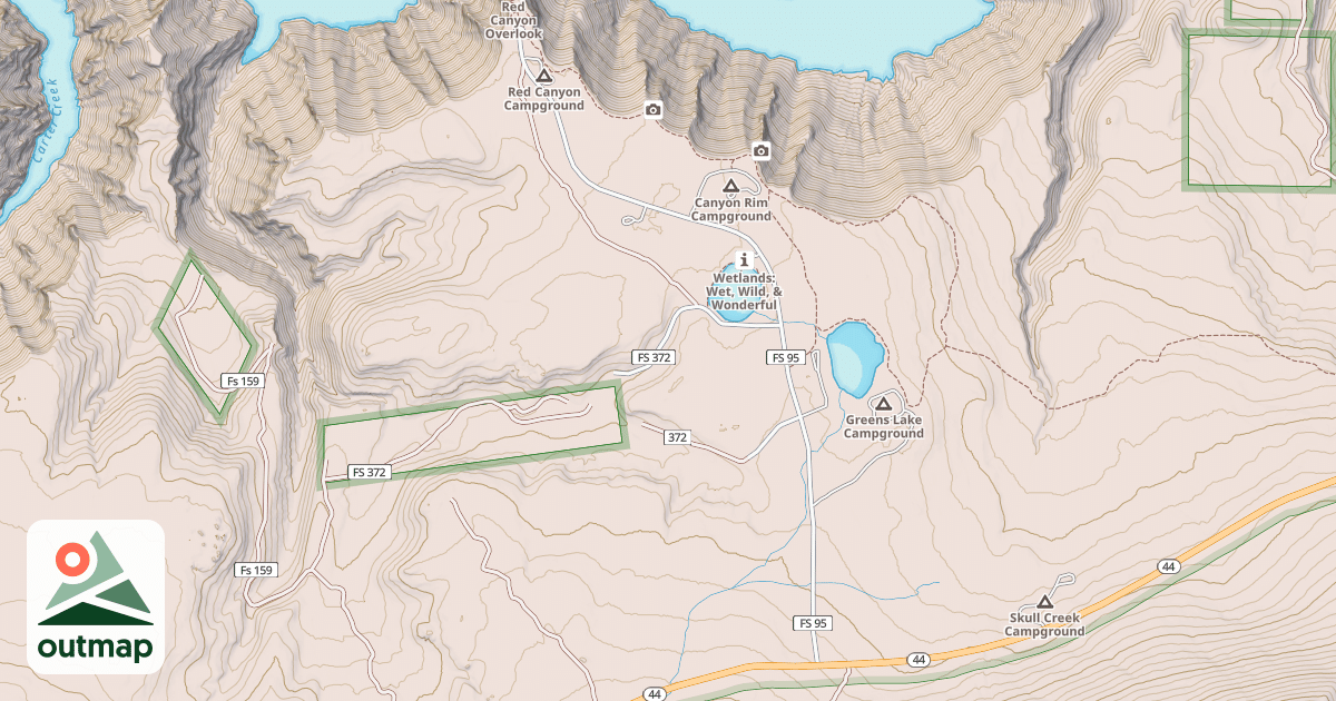Map of RED CANYON