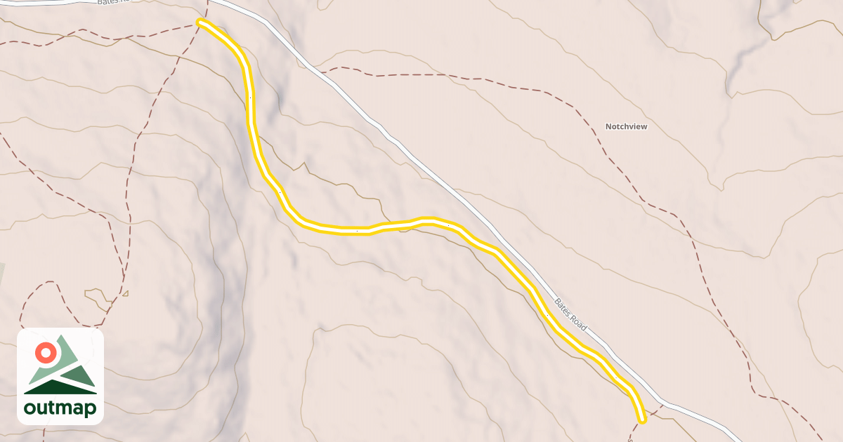 Map of Bates Bypass