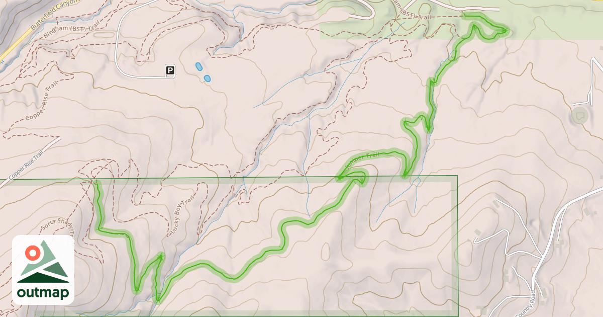 Map of Juniper Trail