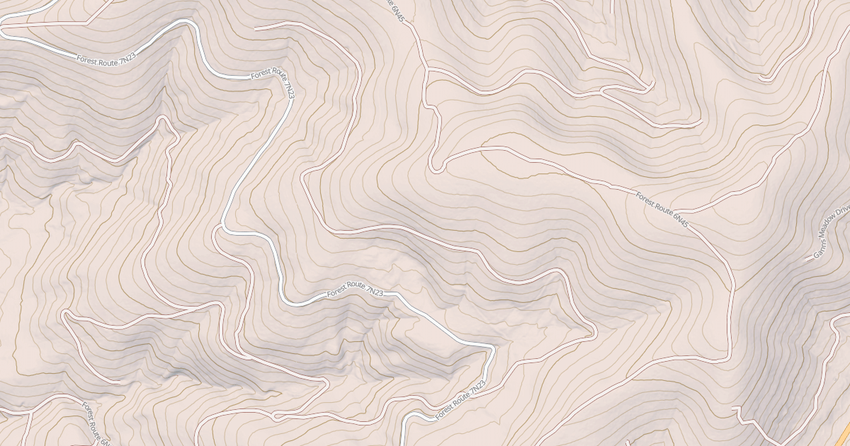 Map preview of USFS National Forest System Roads {ED90F01D-FE4A-45F8-962F-A739C336AEFA}