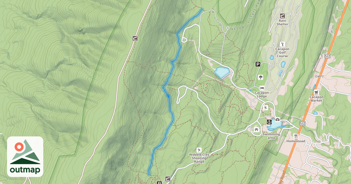 Map of Ziler Loop & Central Trail