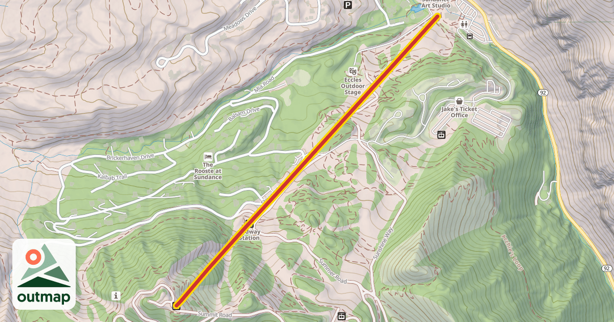 Map of Outlaw Express