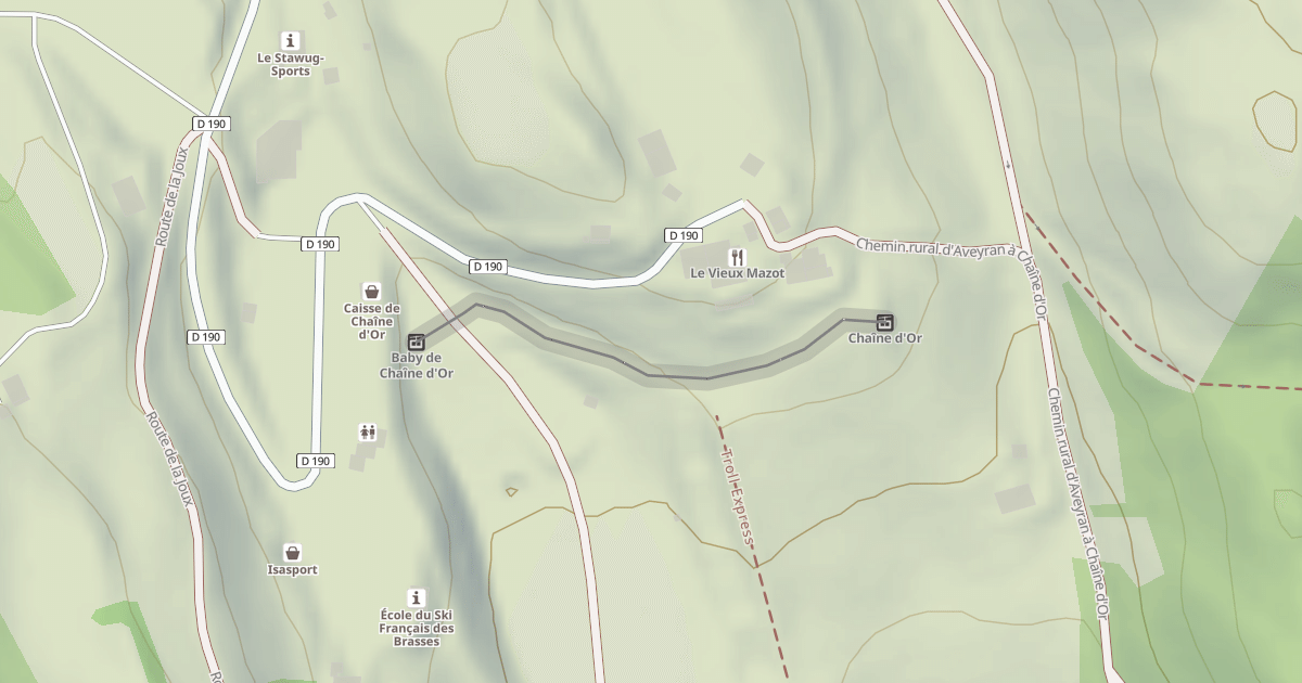 Map preview of Jontion Chaine d'or/Parking