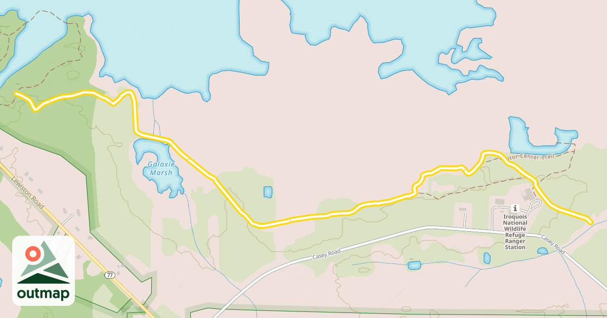 Map of Mohawk Ski Trail