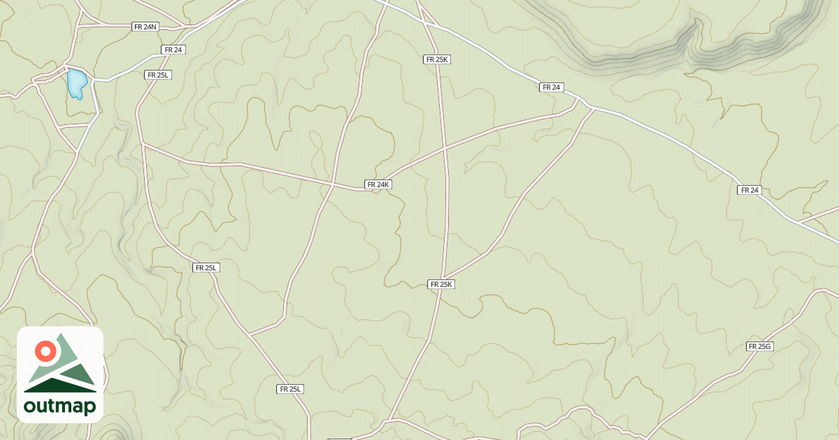 Map of USFS National Forest System Roads {FC40A04D-3870-4734-90F9-3EB7D98557A0}