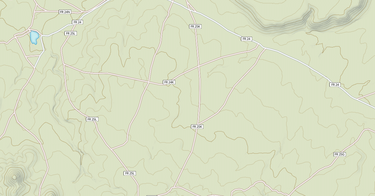 Map preview of USFS National Forest System Roads {FC40A04D-3870-4734-90F9-3EB7D98557A0}