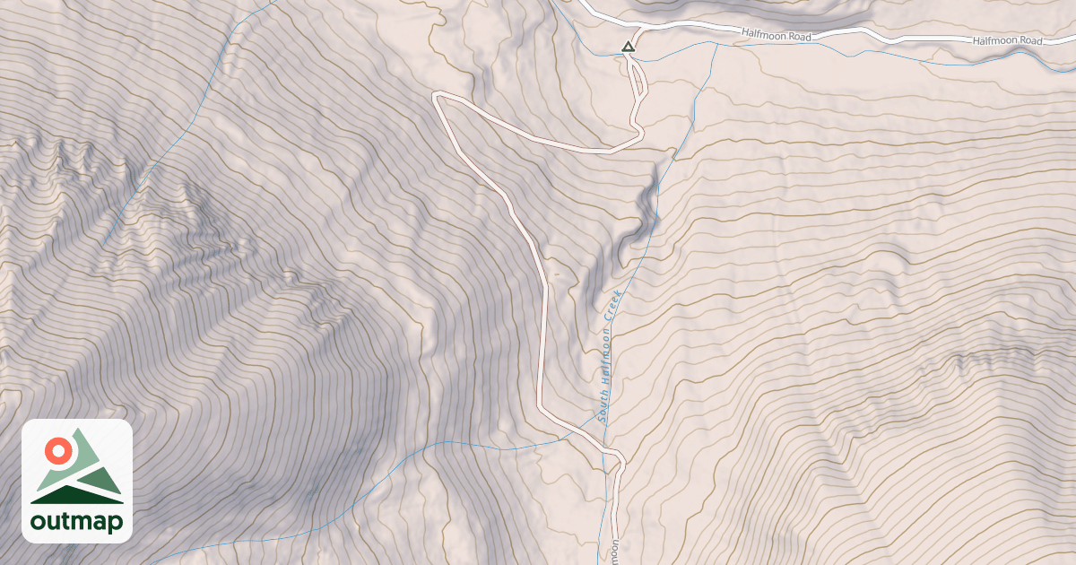 Map of SOUTH HALFMOON 4WD