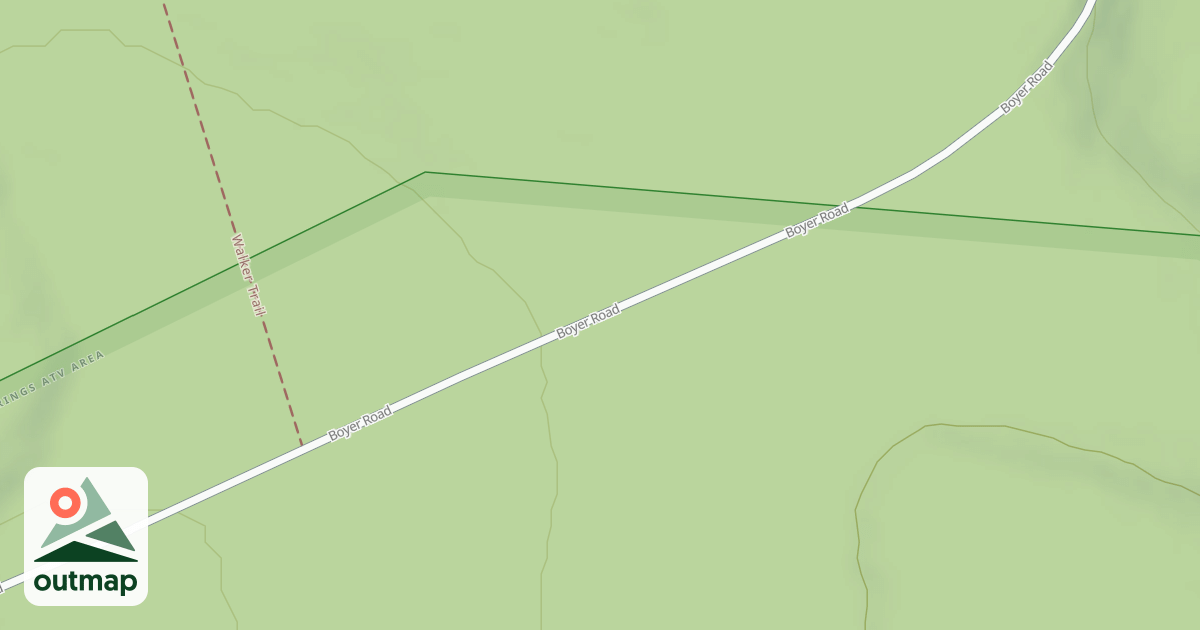 Map of Whiskey Springs Trails