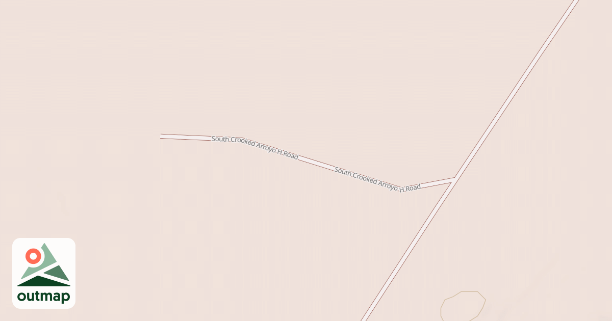 Map of SOUTH CROOKED ARROYO H