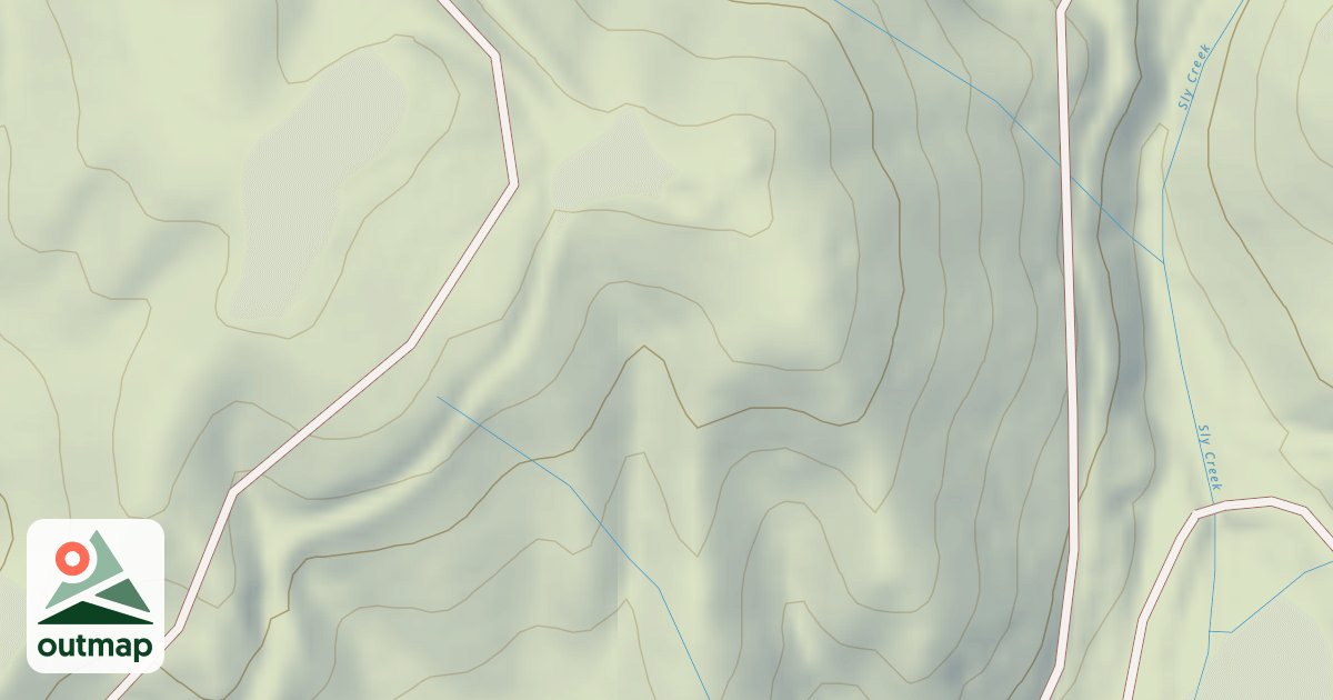 Map of HARRISON RIDGE SPUR F