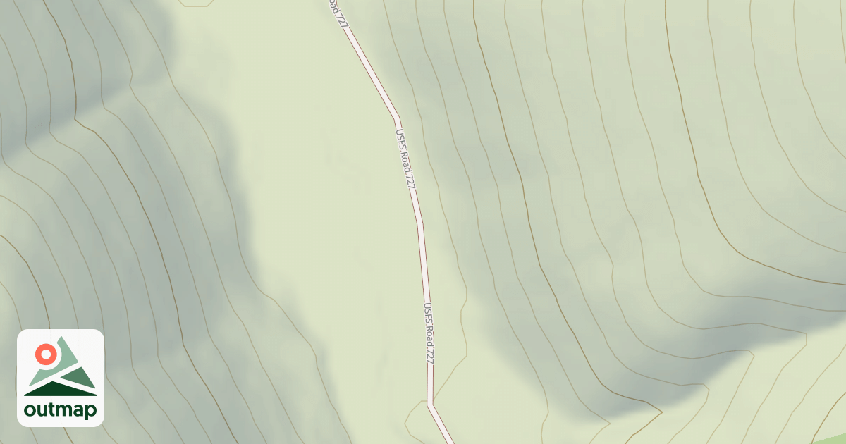 Map of (FDR) REIMEL CREEK
