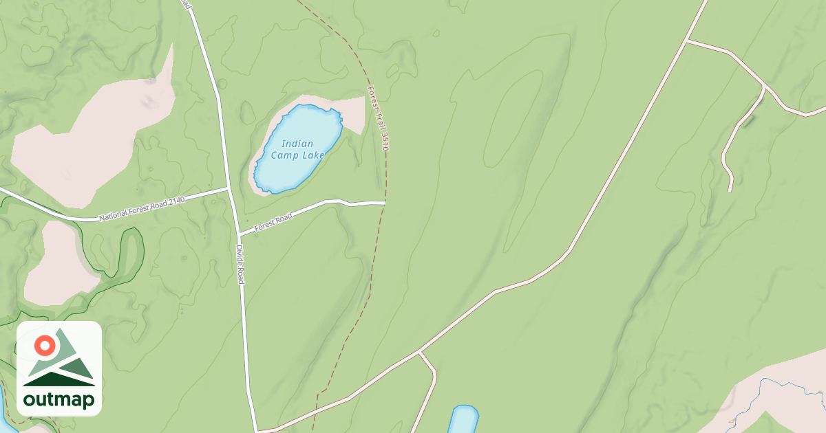 Map of FR 2226E - INDIAN CAMP SPUR E