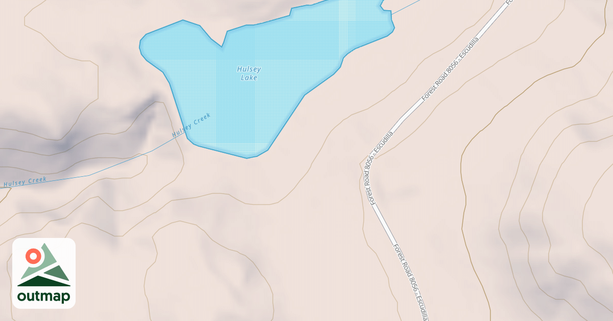Map of HULSEY LAKE AZGF ADMIN