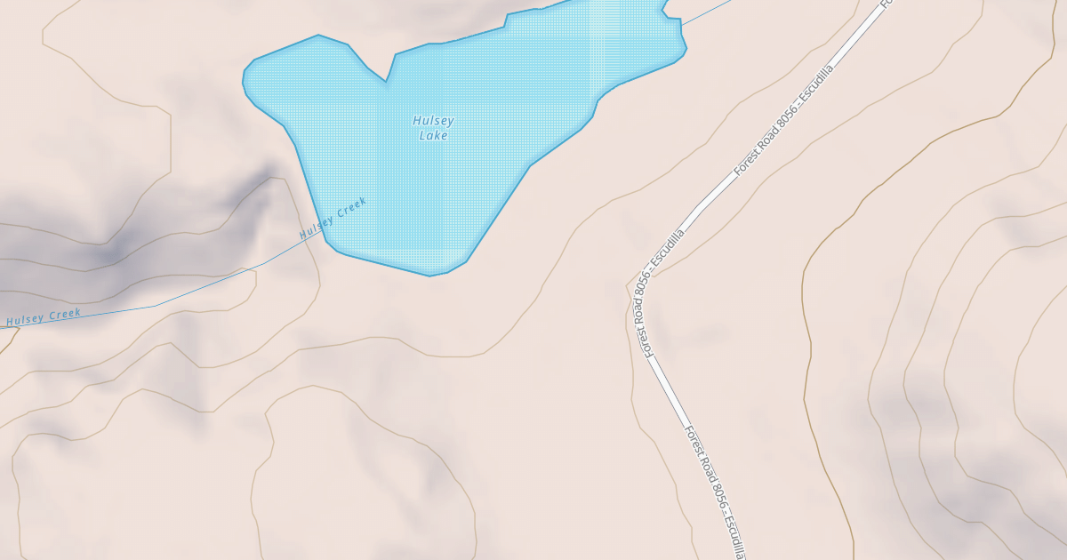 Map preview of HULSEY LAKE AZGF ADMIN