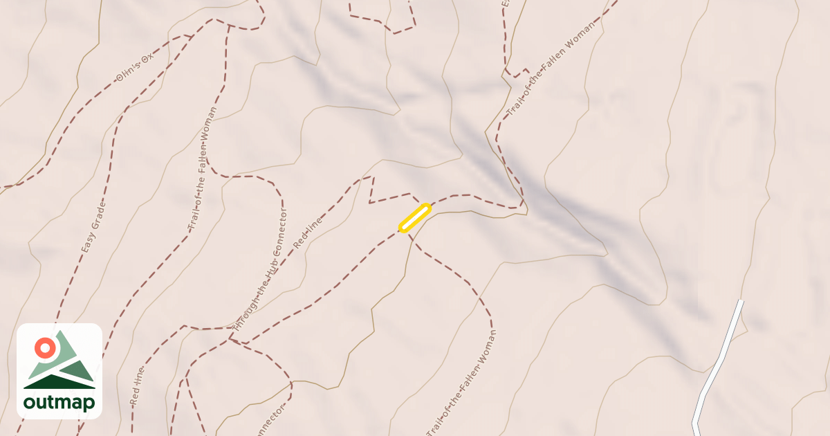 Map of Trail of the Fallen Woman